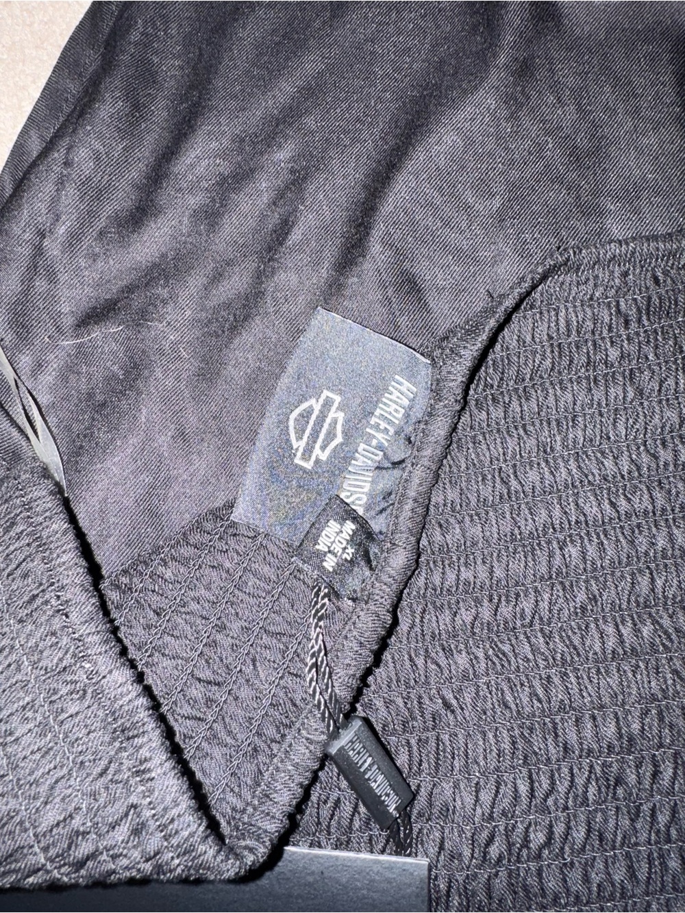 Harley-Davidson Black & White Bandana Halter Top - Picture 7 of 7
